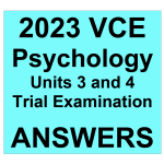 2023-2027 VCE Psychology - Units 3 and 4 - Trial Exam